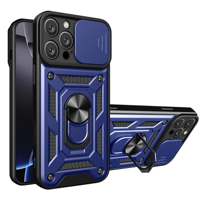 Fodral för Apple iPhone 16 Pro, Techsuit, CamShield, Blå