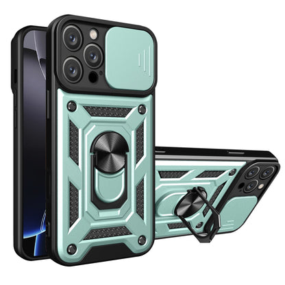Fodral för Apple iPhone 16 Pro, Techsuit, CamShield, Grön