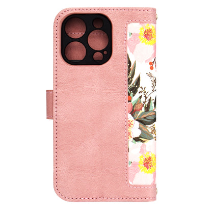 Fodral för Apple iPhone 16 Pro, Techsuit, FlipCraft, Rosa
