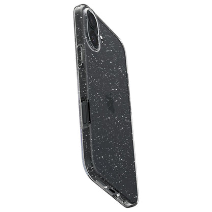 Fodral för Apple iPhone 16, Spigen, Liquid Crystal Glitter, Transparent ACS08192