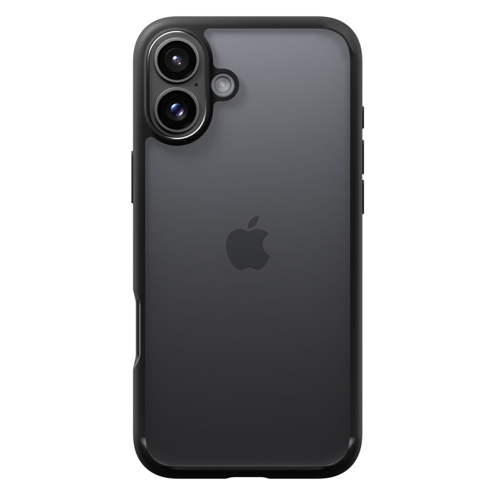 Skyddsfodral för Apple iPhone 16, Spigen, Ultra Hybrid, Mattsvart ACS08201