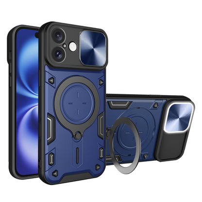 Fodral för Apple iPhone 16, Techsuit, CamGuard Pro, Blå
