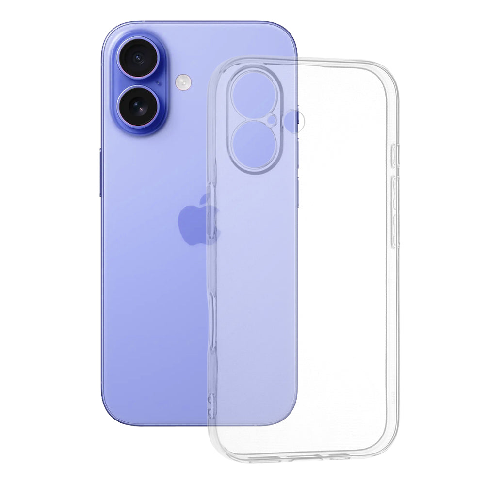 Fodral för Apple iPhone 16, Techsuit, Klar, Transparent