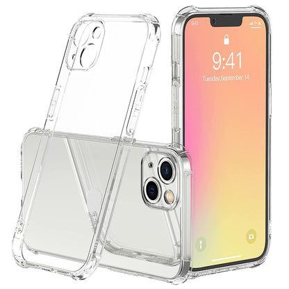 Fodral för Apple iPhone 16, Techsuit, Stötsäker Klar, Transparent