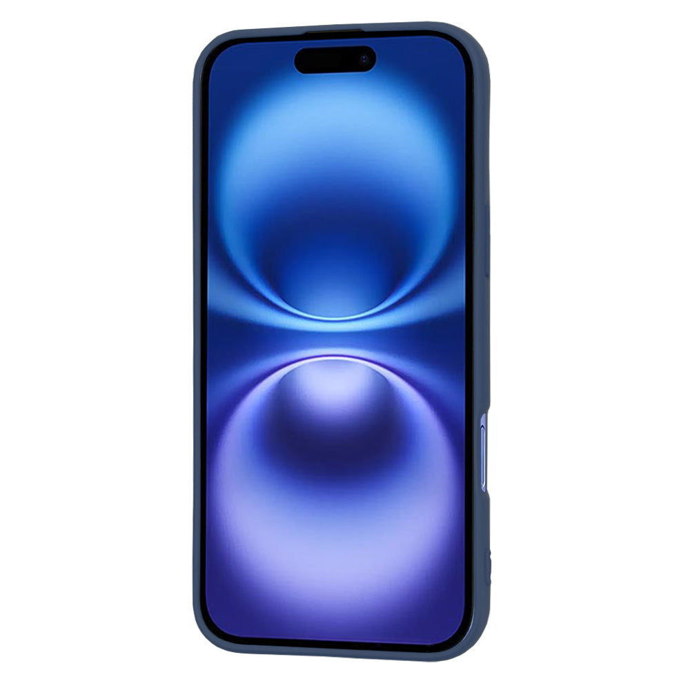 Skyddsfodral för Apple iPhone 16, Techsuit, SoftFlex, Marinblå