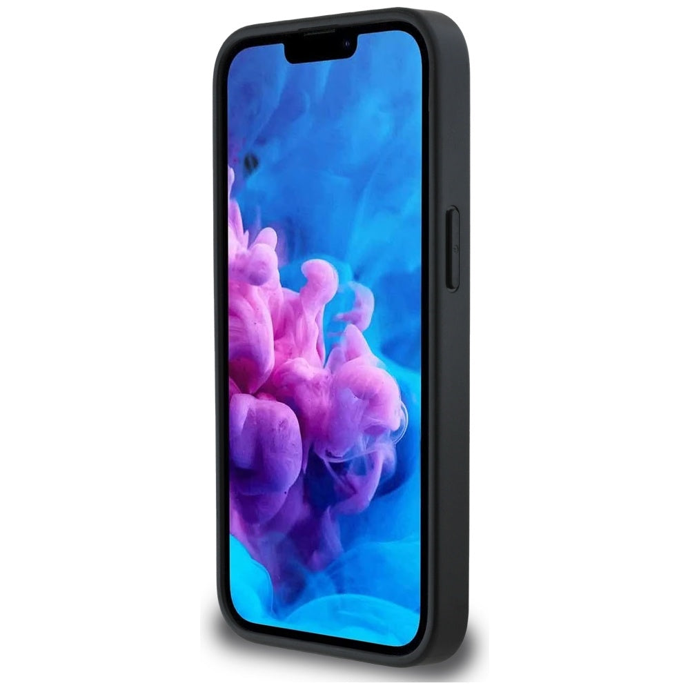 Fodral för Apple iPhone 16e, Karl Lagerfeld, Monogram Choupette's Head, Svart