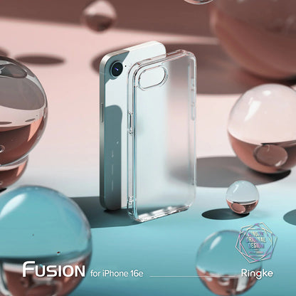 Fodral för Apple iPhone 17e / 16e, Ringke, Fusion, Matt Transparent