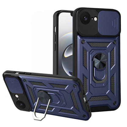 Fodral för Apple iPhone 17e / 16e, Techsuit, CamShield, Blå