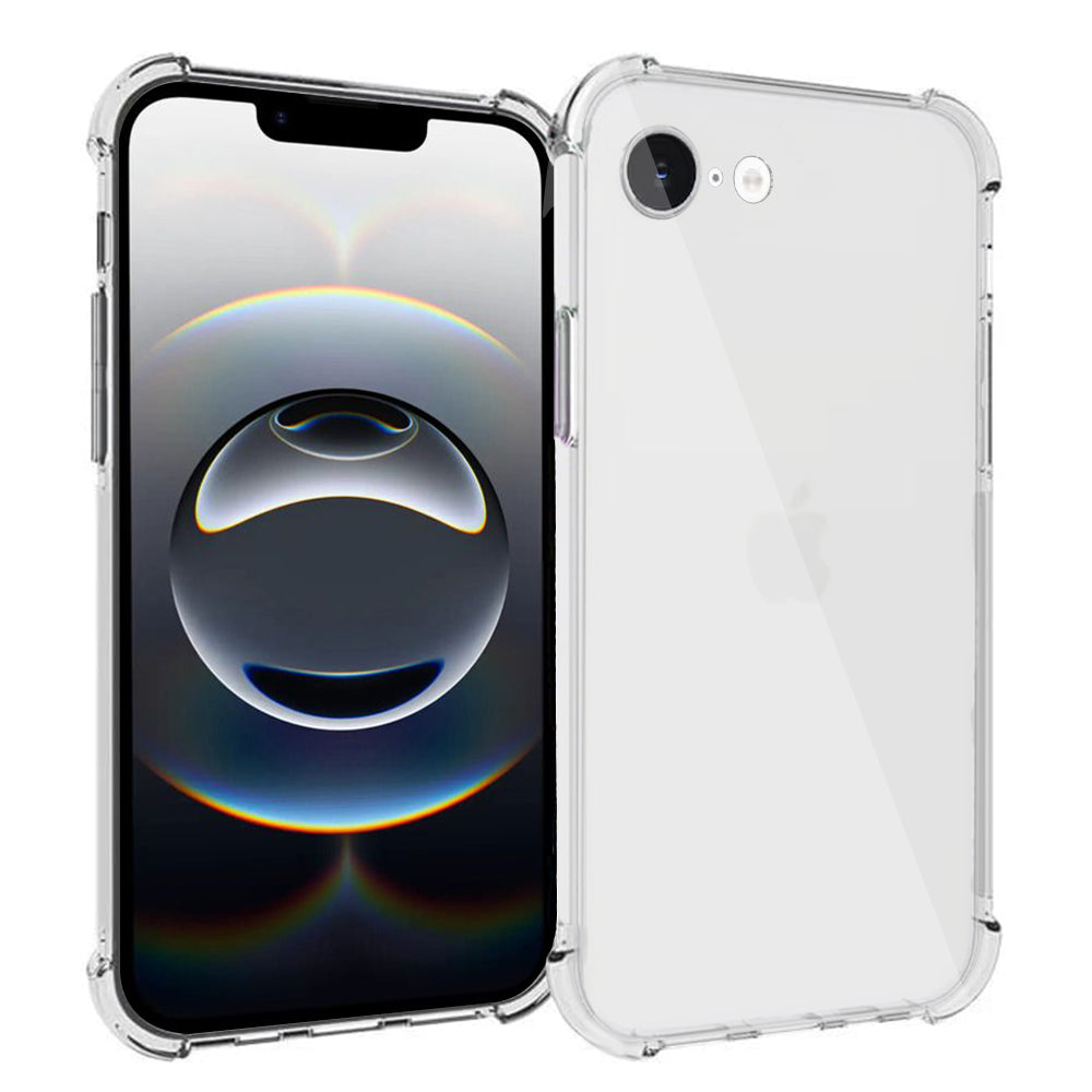 Fodral för Apple iPhone 17e / 16e, Techsuit, Stötsäker Klar, Transparent
