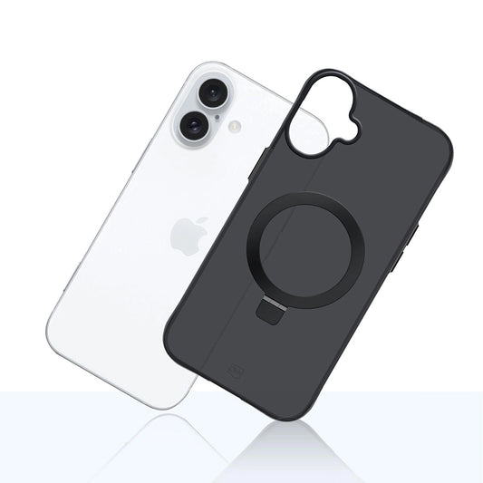 Fodral för Apple iPhone 17, 3MK, Smoke MagStand, Svart