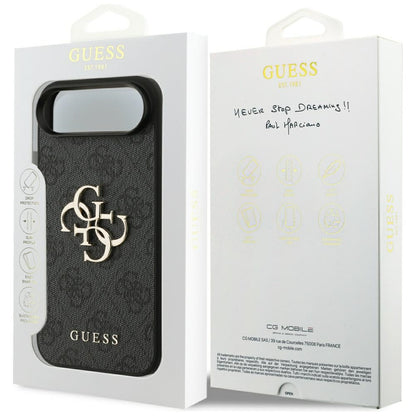 Skyddsfodral för Apple iPhone 17 Air, Guess, 4G Big Logo, Svart