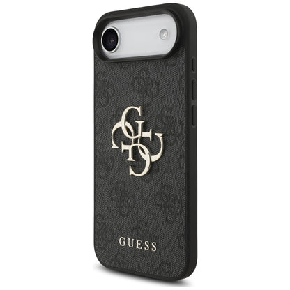 Skyddsfodral för Apple iPhone 17 Air, Guess, 4G Classic Logo med rem, Svart