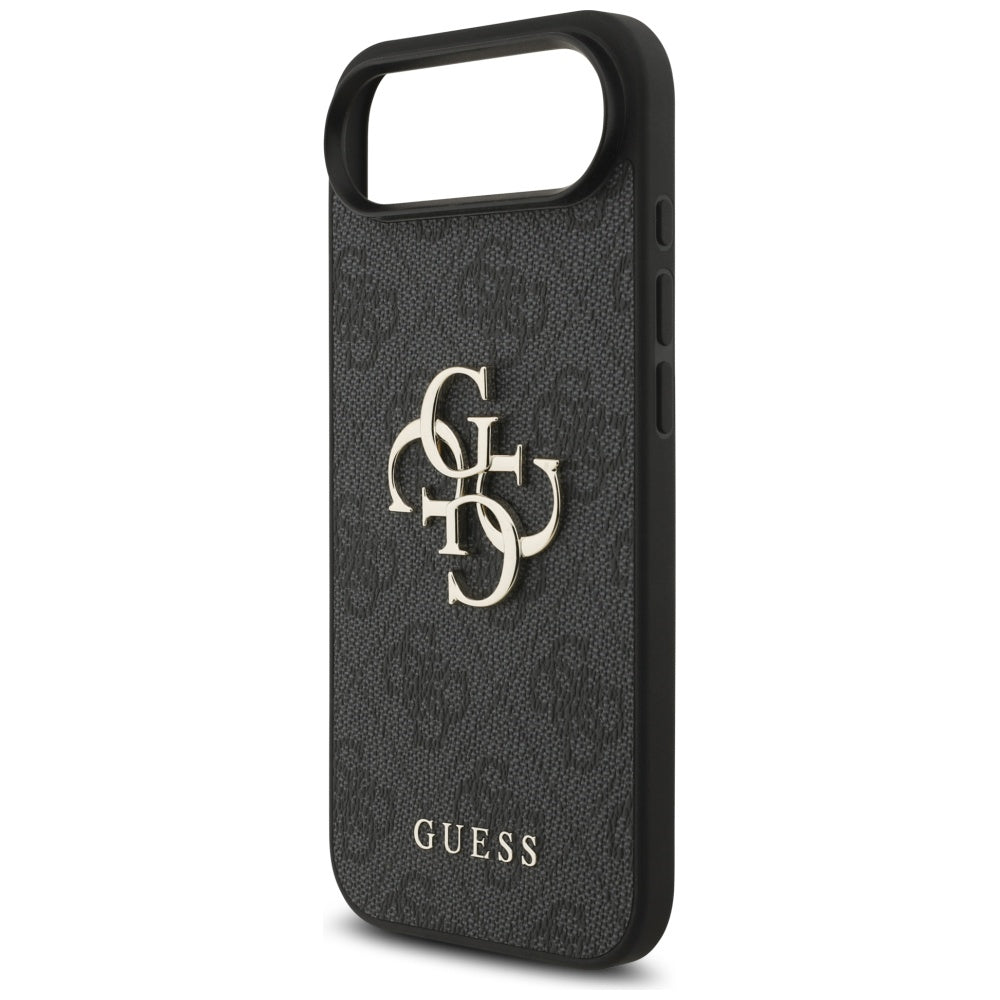 Skyddsfodral för Apple iPhone 17 Air, Guess, 4G Classic Logo med rem, Svart