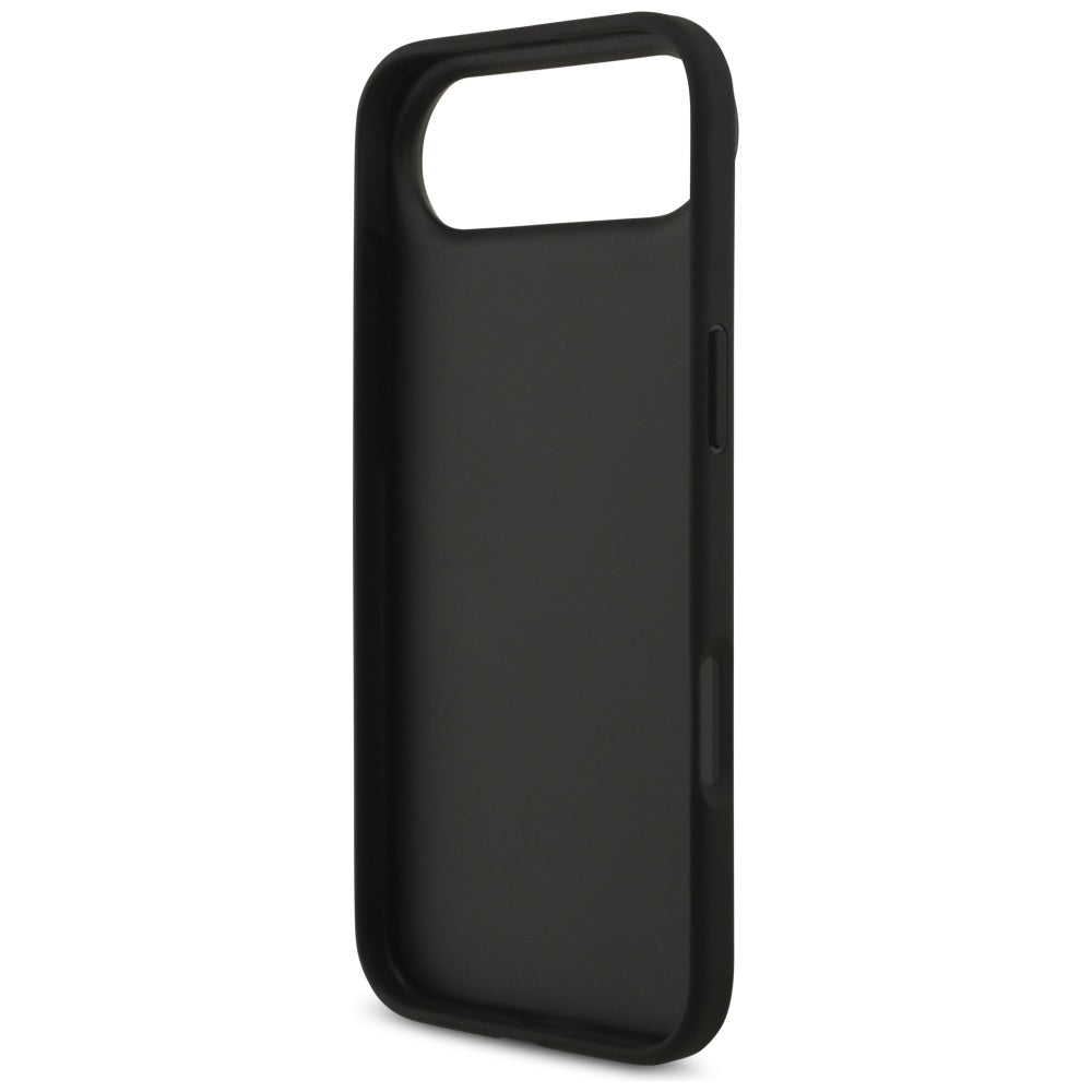 Fodral för Apple iPhone 17 Air, Guess, 4G Grained Big and Classic Logo, Svart