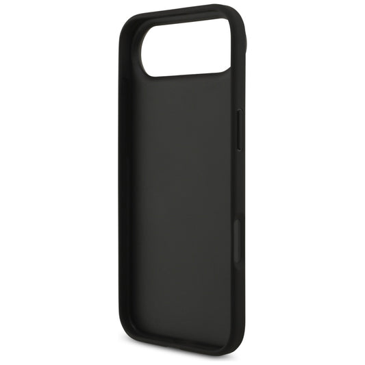 Fodral för Apple iPhone 17 Air, Guess, 4G Grained Big and Classic Logo, Svart