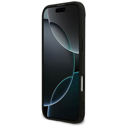 Skyddsfodral för Apple iPhone 17 Air, Guess, Fixed Glitter Big 4G, Svart