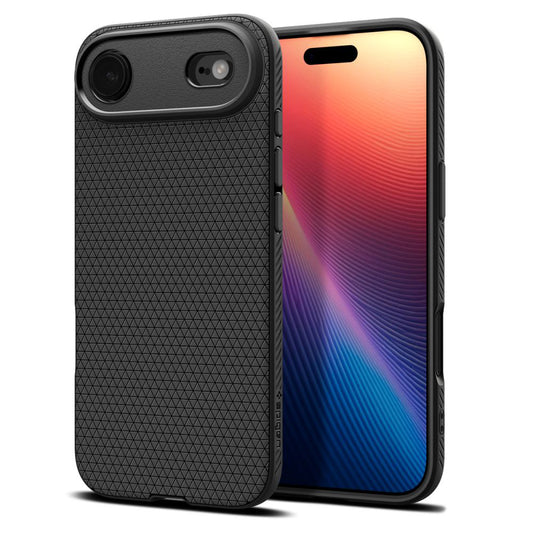 Skyddsfodral för Apple iPhone 17 Air, Spigen, Liquid Air, Mattsvart