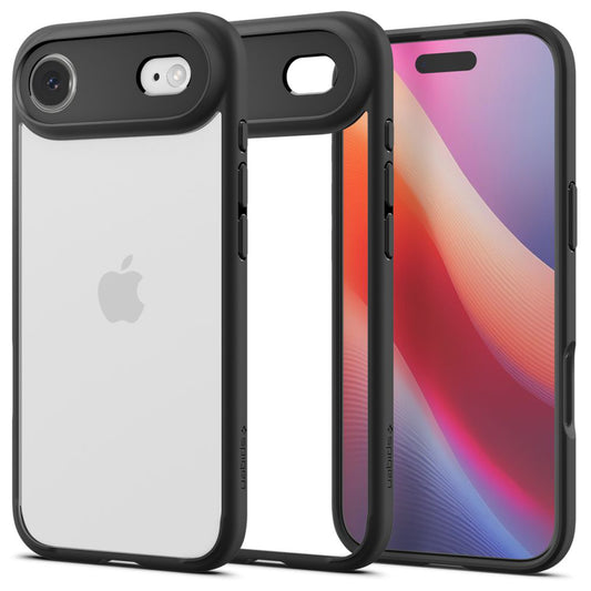 Skyddsfodral för Apple iPhone 17 Air, Spigen, Ultra Hybrid, Mattsvart