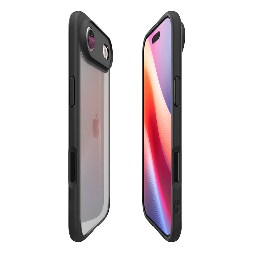 Skyddsfodral för Apple iPhone 17 Air, Spigen, Ultra Hybrid, Mattsvart
