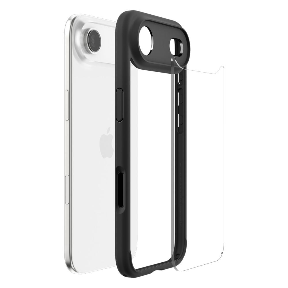 Skyddsfodral för Apple iPhone 17 Air, Spigen, Ultra Hybrid, Mattsvart