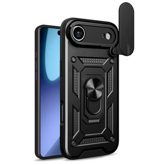 Skyddsfodral för Apple iPhone 17 Air, Techsuit, CamShield, Svart