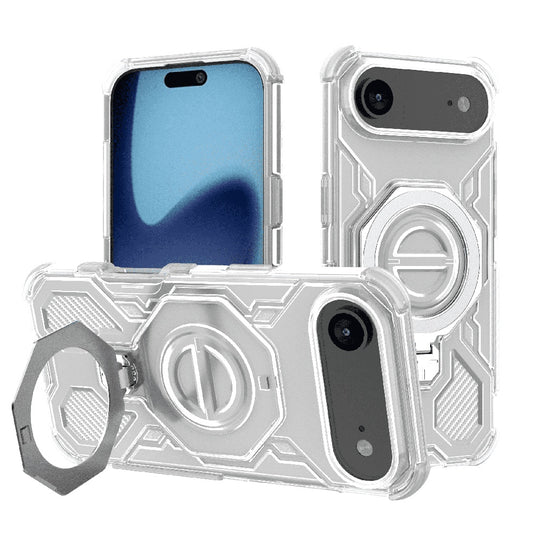 Skyddsfodral för Apple iPhone 17 Air, Techsuit, Carbon Shield Pro, Vit