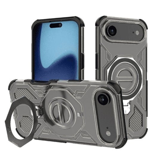 Skyddsfodral för Apple iPhone 17 Air, Techsuit, Carbon Shield Pro, Ljus Svart