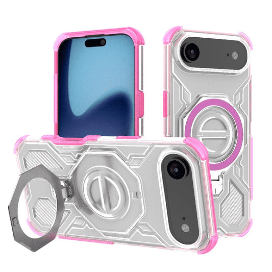 Skyddsfodral för Apple iPhone 17 Air, Techsuit, Carbon Shield Pro, Rosa