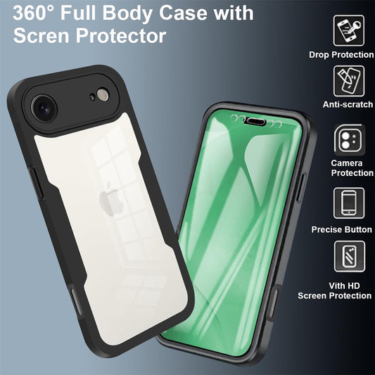 Skyddsfodral för Apple iPhone 17 Air, Techsuit, ColorVerse 360, Rosa