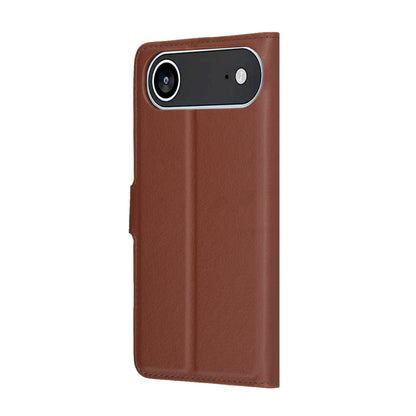 Fodral för Apple iPhone 17 Air, Techsuit, Leather Folio, Brun