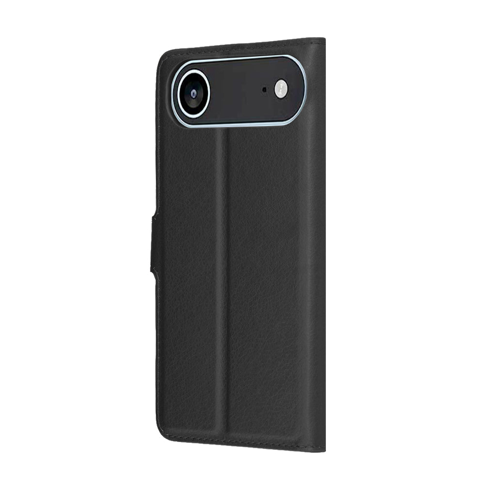 Fodral för Apple iPhone 17 Air, Techsuit, Leather Folio, Svart