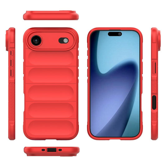 Skyddsfodral för Apple iPhone 17 Air, Techsuit, Magic Shield, Röd