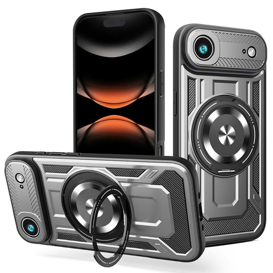 Skyddsfodral för Apple iPhone 17 Air, Techsuit, RuggedCam, Grå
