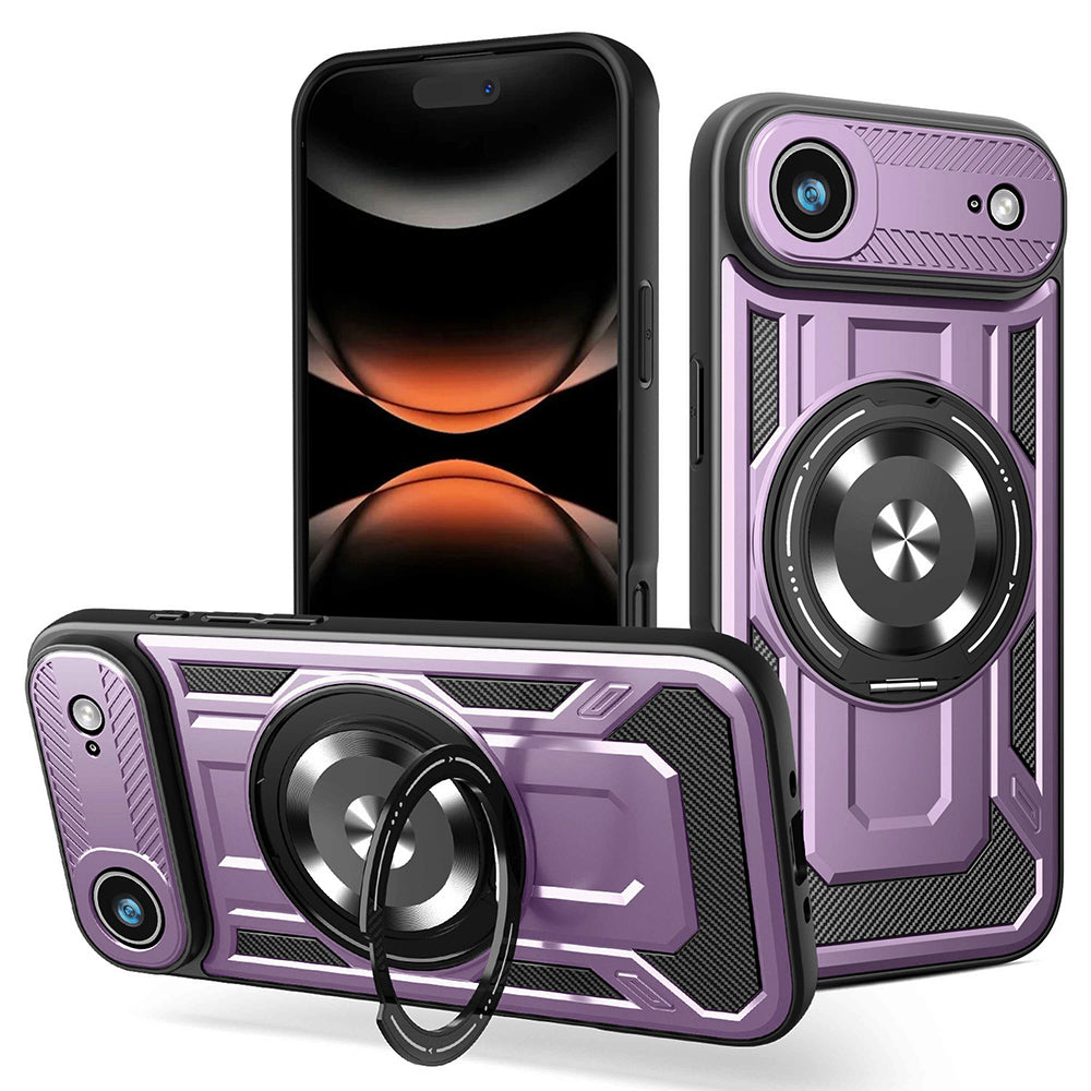 Skyddsfodral för Apple iPhone 17 Air, Techsuit, RuggedCam, Lila