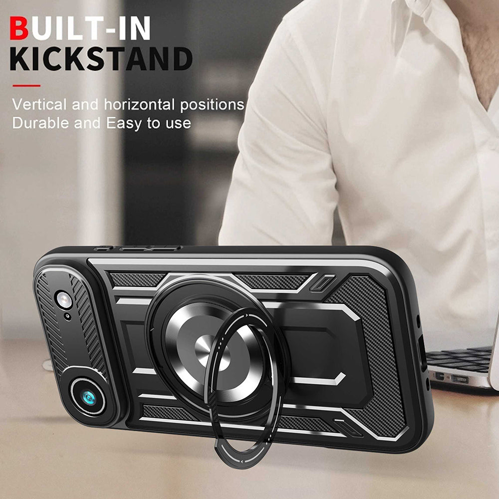 Skyddsfodral för Apple iPhone 17 Air, Techsuit, RuggedCam, Lila