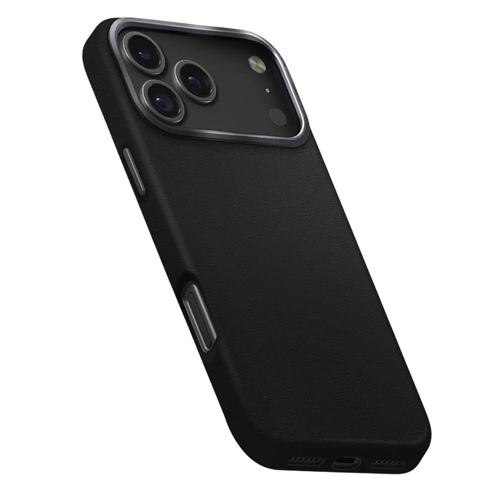 Fodral för Apple iPhone 17 Air, UNIQ, Lyden Leatherette, Svart