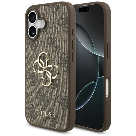 Skyddsfodral för Apple iPhone 17, Guess, 4G Big Logo, Brun