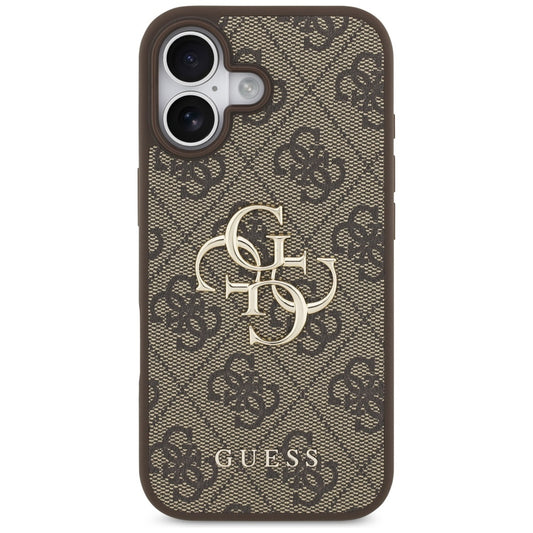 Skyddsfodral för Apple iPhone 17, Guess, 4G Big Logo, Brun