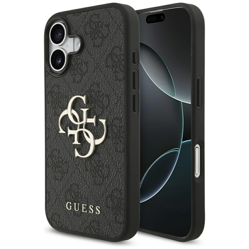 Skyddsfodral för Apple iPhone 17, Guess, 4G Big Logo, Svart