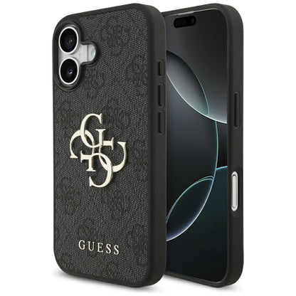 Skyddsfodral för Apple iPhone 17, Guess, 4G Big Logo, Svart