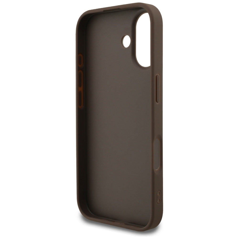 Fodral för Apple iPhone 17, Guess, 4G Classic, Brun