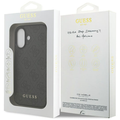Skyddsfodral för Apple iPhone 17, Guess, 4G Classic, Svart