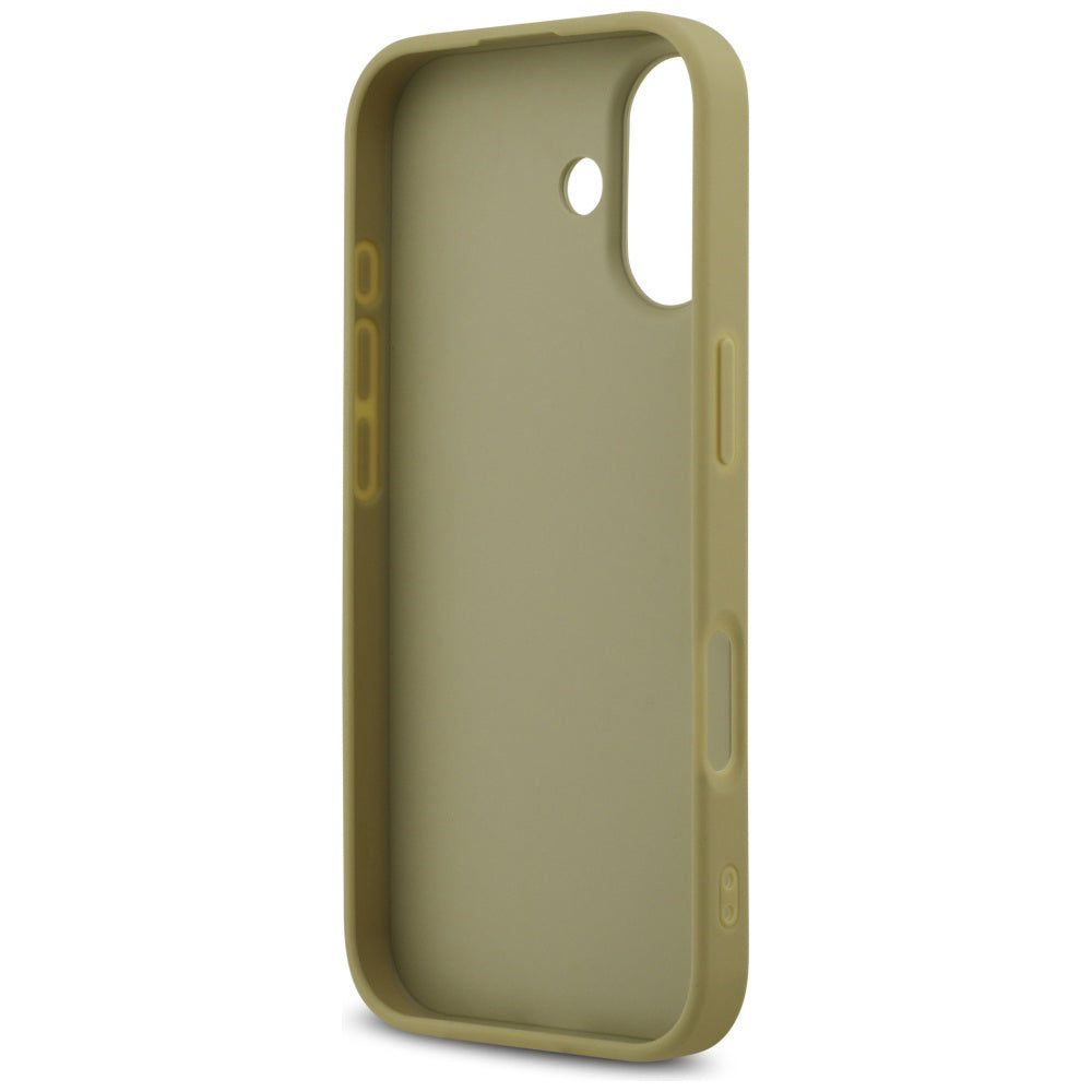 Skyddsfodral för Apple iPhone 17, Guess, Fixed Glitter Big 4G, Guld
