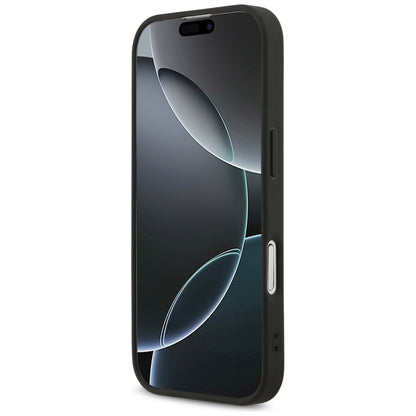 Skyddsfodral för Apple iPhone 17, Guess, Fixed Glitter Big 4G, Svart
