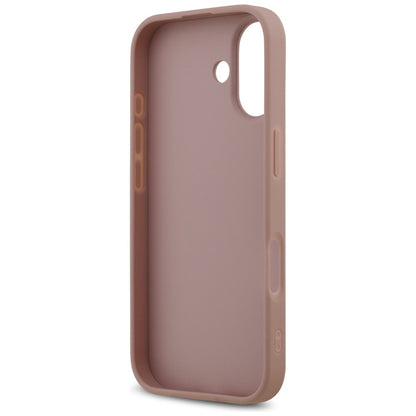 Skyddsfodral för Apple iPhone 17, Guess, Fixed Glitter Big 4G, Rosa