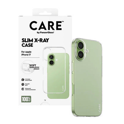 Skyddsfodral för Apple iPhone 17, PanzerGlass, Care Fashionable X-ray, Transparent