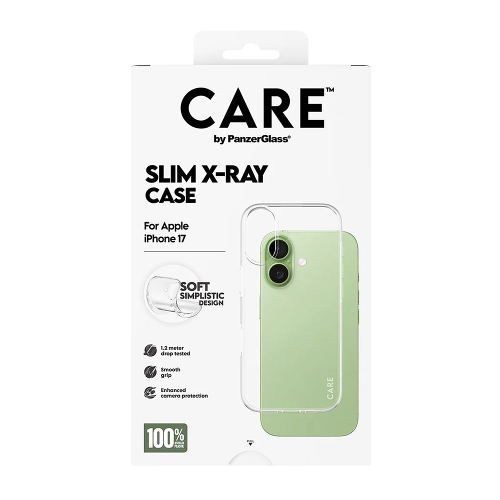 Skyddsfodral för Apple iPhone 17, PanzerGlass, Care Fashionable X-ray, Transparent