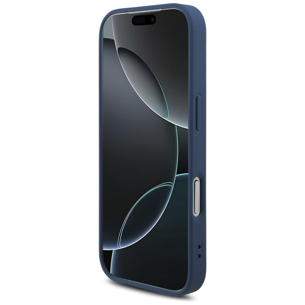 Skyddsfodral för Apple iPhone 17 Pro, Guess, 4G Big Logo, Blå