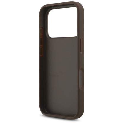 Skyddsfodral för Apple iPhone 17 Pro, Guess, 4G Big Logo, Brun