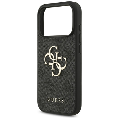 Skyddsfodral för Apple iPhone 17 Pro, Guess, 4G Big Logo, Svart